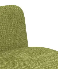 vidaXL Dining Chairs 6 pcs Green Fabric