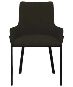 vidaXL Dining Chairs 6 pcs Taupe Fabric