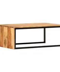 vidaXL Nesting Tables 2 pcs Solid Sheesham Wood