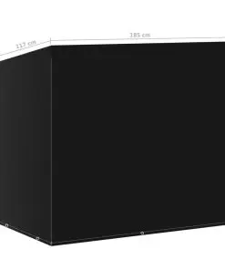 vidaXL Swing Bench Cover 6 Eyelets 185x117x170 cm
