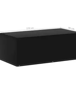 vidaXL Garden Furniture Cover 6 Eyelets for Gas BBQs 170x90x60 cm