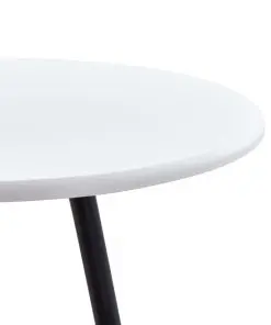 vidaXL 3 Piece Bar Set Plastic White