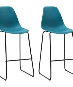 vidaXL 3 Piece Bar Set Plastic Turquoise