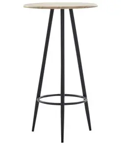 vidaXL 5 Piece Bar Set Plastic Red