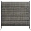 vidaXL Room Divider Poly Rattan Anthracite 175×180 cm