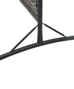 vidaXL Room Divider Poly Rattan Anthracite 175×180 cm