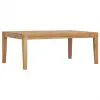 vidaXL Garden Table 90.5×55.5×30.5 cm Solid Teak Wood