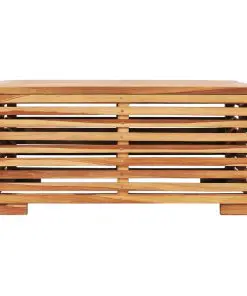 vidaXL Garden Table 69.5×69.5×31 cm Solid Teak Wood