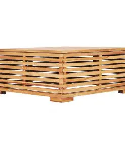 vidaXL Garden Table 69.5×69.5×31 cm Solid Teak Wood