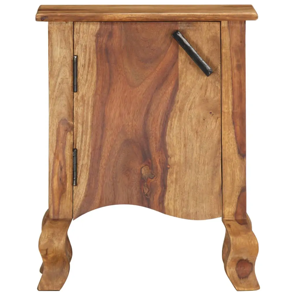 vidaXL Bedside Cabinet 40x30x50 cm Solid Sheesham Wood