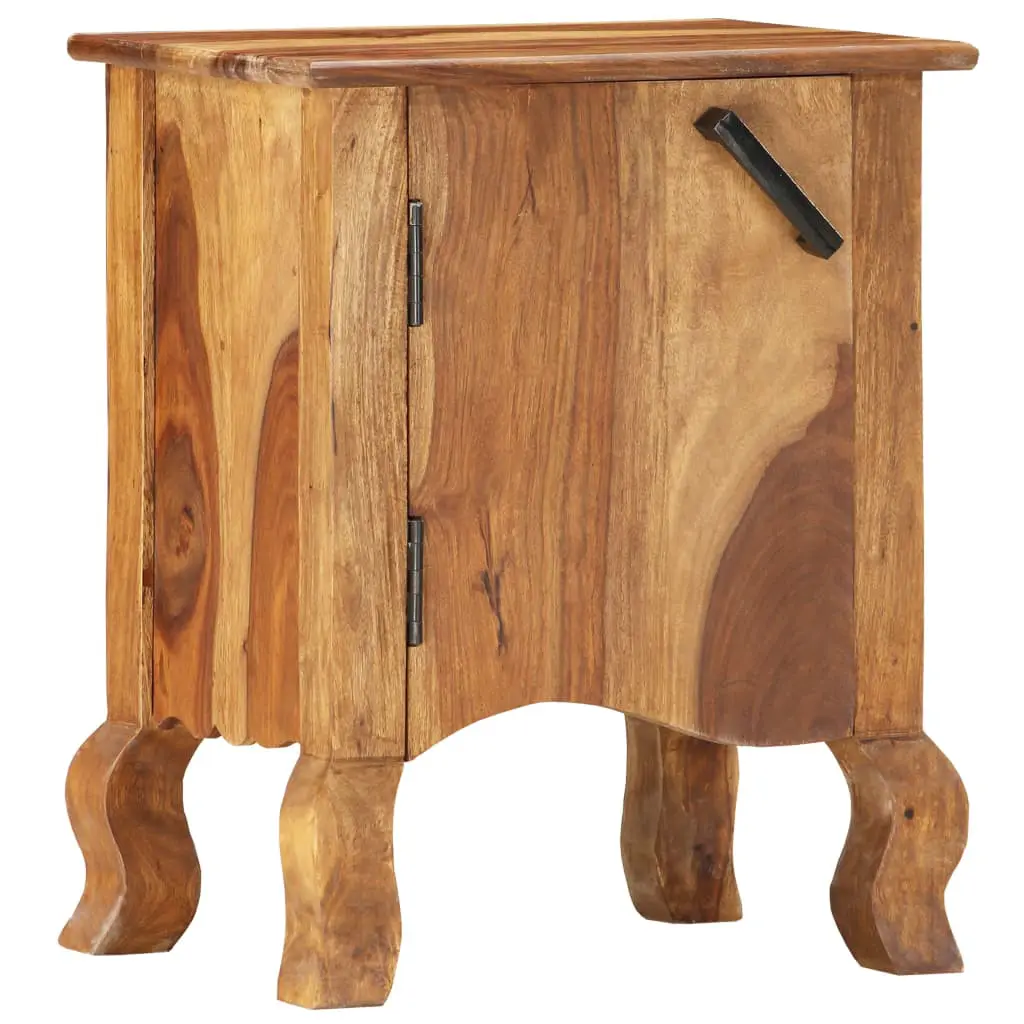 vidaXL Bedside Cabinet 40x30x50 cm Solid Sheesham Wood