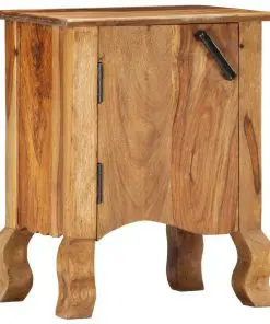 vidaXL Bedside Cabinet 40x30x50 cm Solid Sheesham Wood