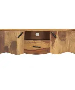 vidaXL TV Cabinet 115x30x42 cm Solid Sheesham Wood