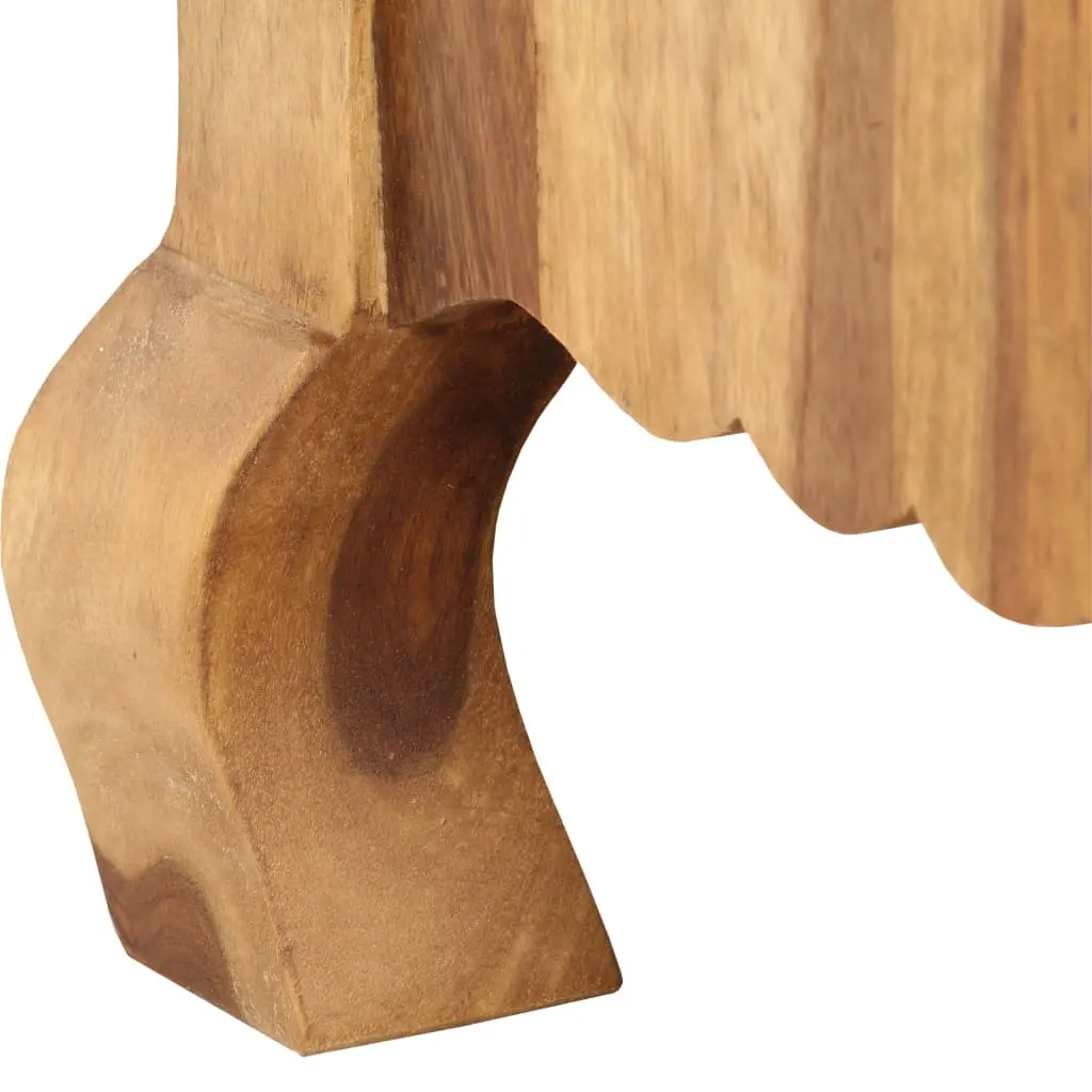 vidaXL TV Cabinet 115x30x42 cm Solid Sheesham Wood