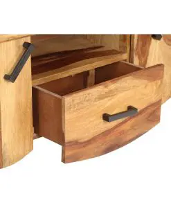 vidaXL TV Cabinet 115x30x42 cm Solid Sheesham Wood