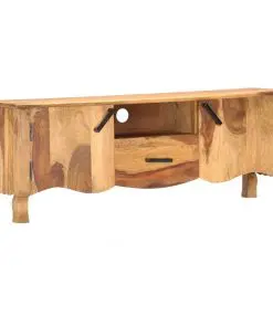 vidaXL TV Cabinet 115x30x42 cm Solid Sheesham Wood