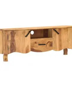 vidaXL TV Cabinet 115x30x42 cm Solid Sheesham Wood