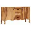 vidaXL Sideboard 145x40x80 cm Solid Sheesham Wood