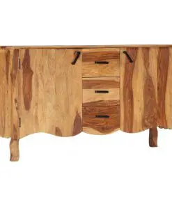vidaXL Sideboard 145x40x80 cm Solid Sheesham Wood