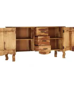 vidaXL Sideboard 145x40x80 cm Solid Sheesham Wood
