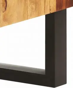 vidaXL TV Cabinet 130x30x47 cm Solid Acacia Wood