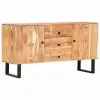 vidaXL Sideboard 150x40x75 cm Solid Acacia Wood