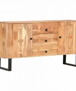 vidaXL Sideboard 150x40x75 cm Solid Acacia Wood
