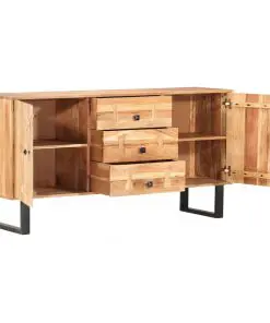 vidaXL Sideboard 150x40x75 cm Solid Acacia Wood