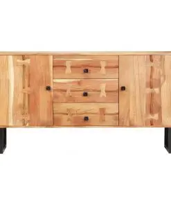 vidaXL Sideboard 150x40x75 cm Solid Acacia Wood