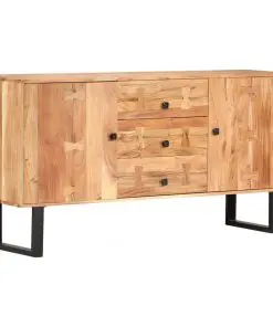 vidaXL Sideboard 150x40x75 cm Solid Acacia Wood