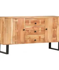 vidaXL Sideboard 150x40x75 cm Solid Acacia Wood