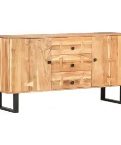 vidaXL Sideboard 150x40x75 cm Solid Acacia Wood