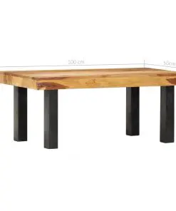 vidaXL Coffee Table 100x50x40 cm Solid Sheesham Wood