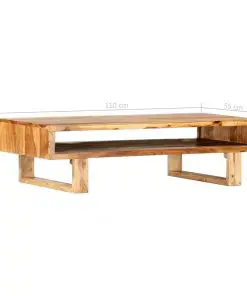 vidaXL Coffee Table 110x55x30 cm Solid Sheesham Wood
