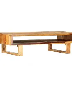 vidaXL Coffee Table 110x55x30 cm Solid Sheesham Wood