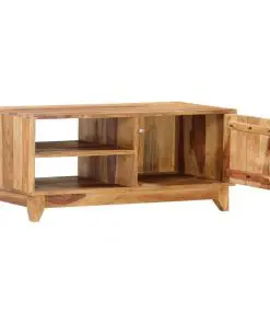 vidaXL TV Cabinet 90x45x40 cm Solid Sheesham Wood
