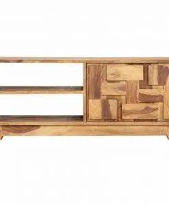 vidaXL TV Cabinet 90x45x40 cm Solid Sheesham Wood