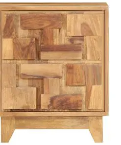 vidaXL Bedside Cabinet 40x30x50 cm Solid Sheesham Wood