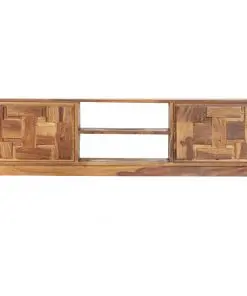 vidaXL TV Cabinet 130x30x45 cm Solid Sheesham Wood