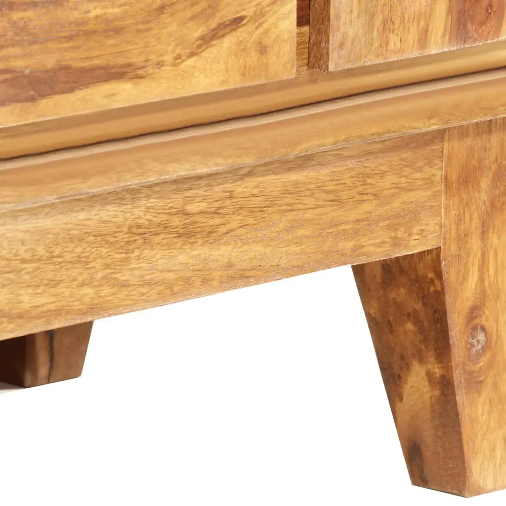 vidaXL TV Cabinet 130x30x45 cm Solid Sheesham Wood