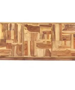 vidaXL Sideboard 145x40x76 cm Solid Sheesham Wood