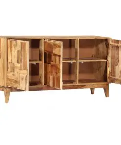 vidaXL Sideboard 145x40x76 cm Solid Sheesham Wood