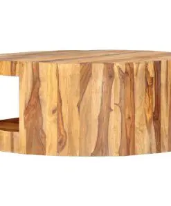vidaXL Round Coffee Table 65×30 cm Solid Sheesham Wood