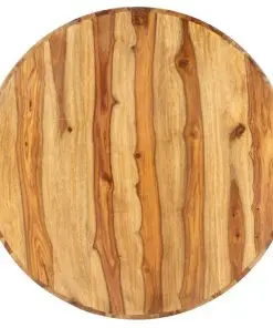 vidaXL Round Coffee Table 65×30 cm Solid Sheesham Wood
