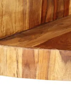 vidaXL Round Coffee Table 65×30 cm Solid Sheesham Wood