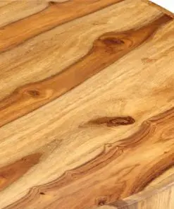 vidaXL Round Coffee Table 65×30 cm Solid Sheesham Wood