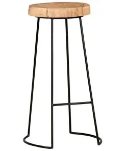 vidaXL Bar Stools 2 pcs Solid Acacia Wood