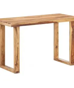 vidaXL Dining Table 118x60x76 cm Solid Sheesham Wood