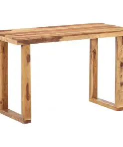 vidaXL Dining Table 118x60x76 cm Solid Sheesham Wood