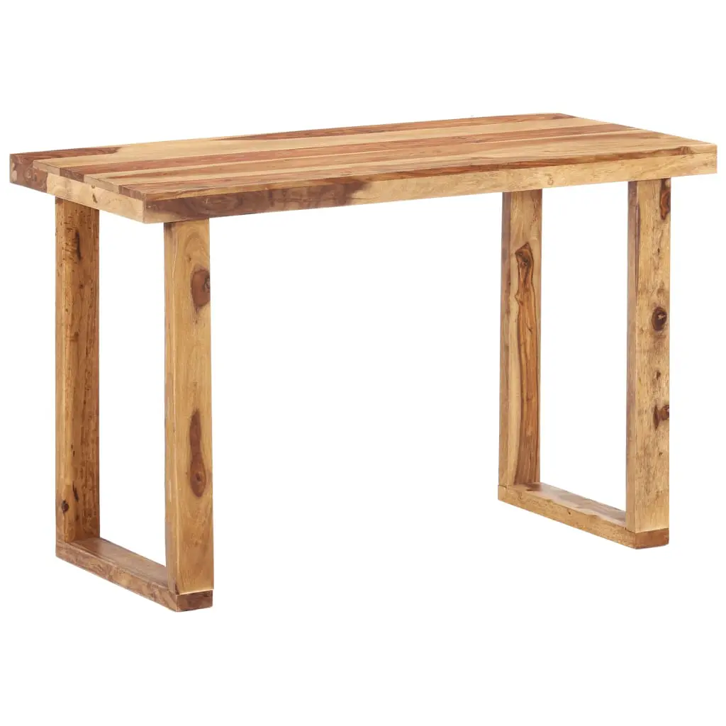 vidaXL Dining Table 118x60x76 cm Solid Sheesham Wood